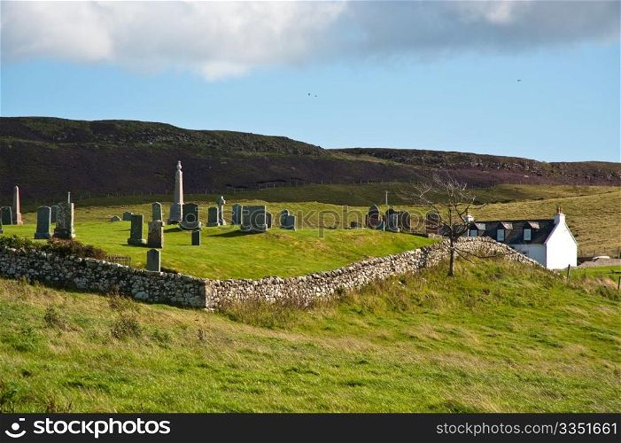 Cemetery on the Isle of Skye, Scotland
