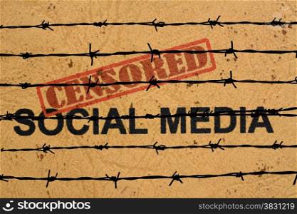 Censored social media