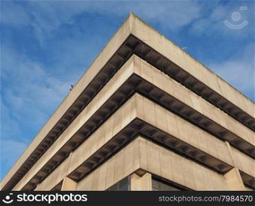 Central Library in Birmingham. Birmingham Central Library in Birmingham, UK