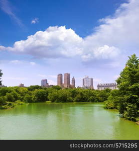 Central Park The Lake Manhattan New York US