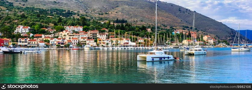 Cephalonia island  Kefalonia .  Agia efimia village and popular toutistic place