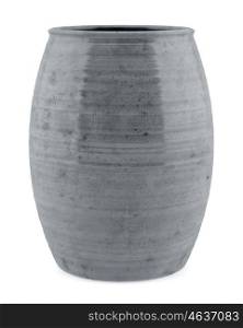 ceramic vase isolated on white background. 3d illustration
