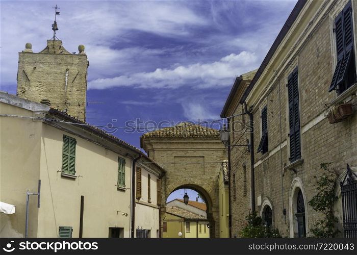 Cerasa, historic village in the Pesaro e Urbino province, Marche, Italy
