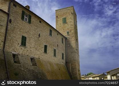 Cerasa, historic village in the Pesaro e Urbino province, Marche, Italy