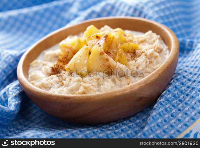 cereal with caramelized apple