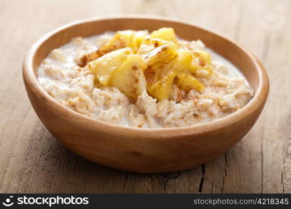 cereal with caramelized apple