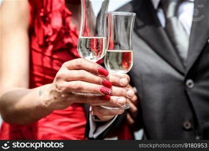 ceremony wedding wine man woman