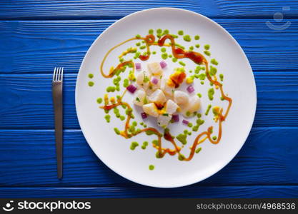 Ceviche recipe modern gastronomy style molecular cuisine