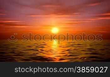 CG Sea sunset