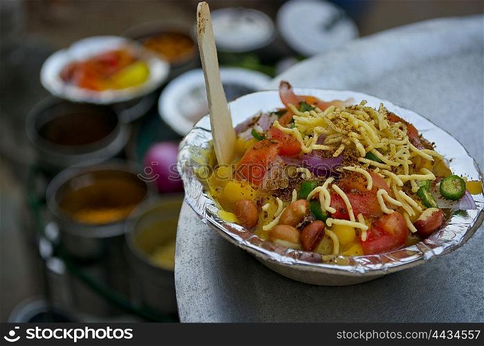 Chaat vendor,Indian Street food