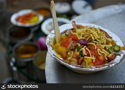 Chaat vendor,Indian Street food