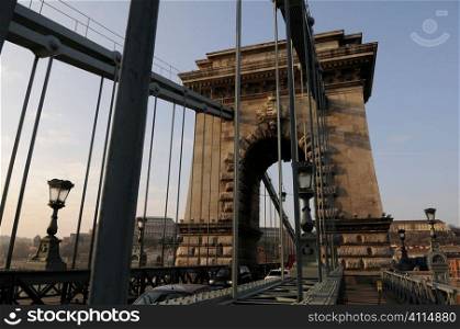Chain bridge over the River Danube, Budapest