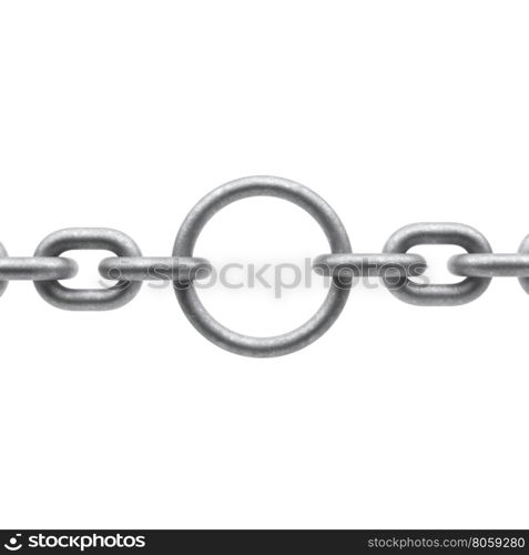 Chain. Chain isolated on a white background.