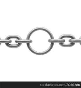 Chain. Chain isolated on a white background.