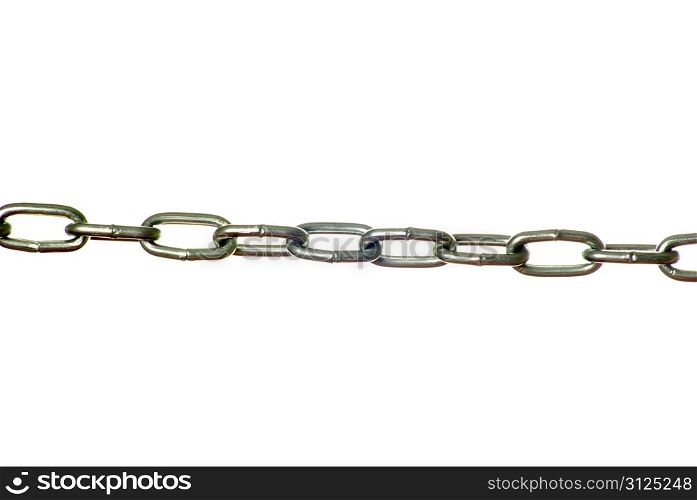 Chain isolated on a white background