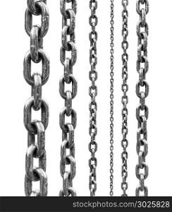 Chain isolated on white background