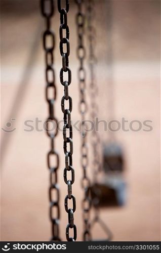 Chain on Playground Swing