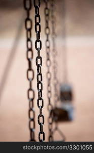 Chain on Playground Swing