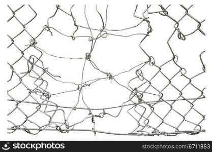 Chain wire fence