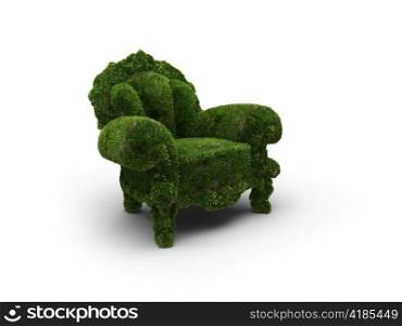 chair designed as an herbal