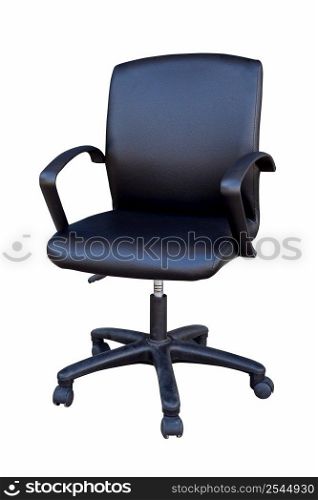 chair isolated on white with clipping path.
