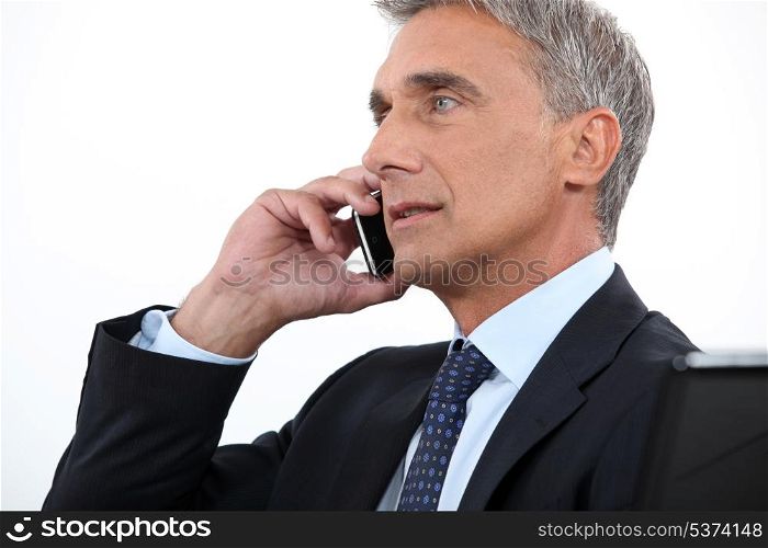 Chairman on phone