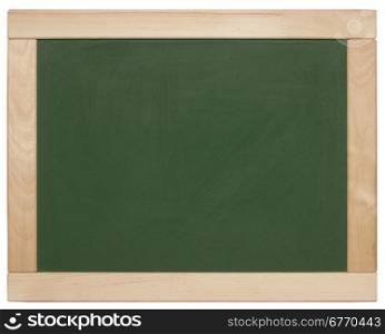 chalk board isolated on white