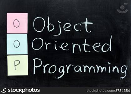 Chalk writing - OOP, Object Oriented Programming