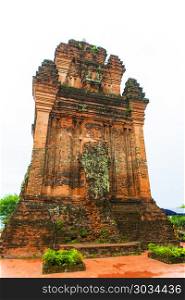 Cham tower in Phu Yen, Vietnam