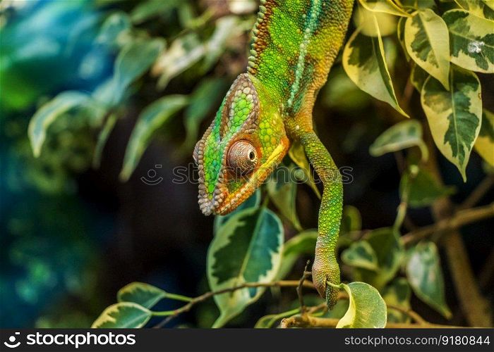 chameleon animal nature