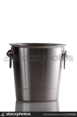 Champagne cooler isolated on white