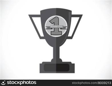champions cup icon in illustration idea design