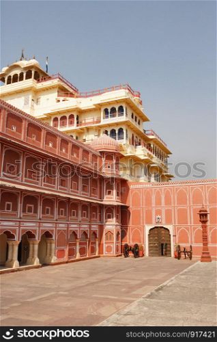 Chandra Mahal in City Palace, Jaipur, Rajasthan, India