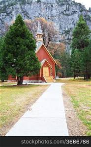 Chapel in Yosemite Park