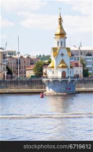 chapel on dnieper river in Kiev