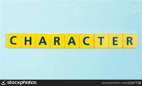 character word scrabble tiles
