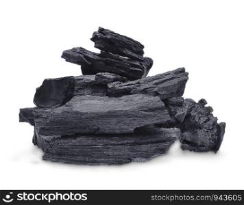 charcoal filter isolated on white background