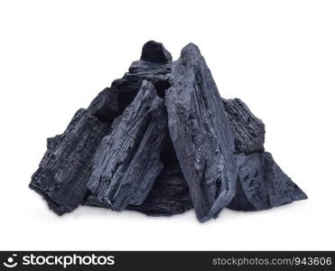 charcoal filter isolated on white background