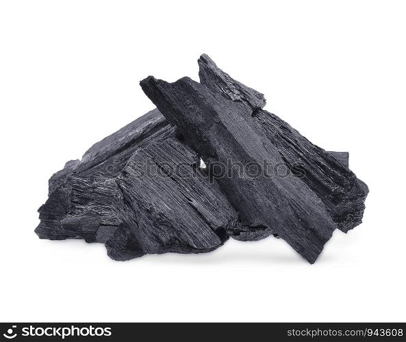 charcoal filter isolated on white background