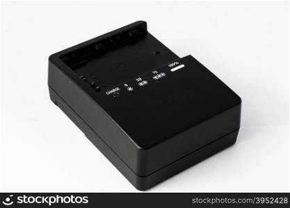 Charger the battery for photo and video equipment