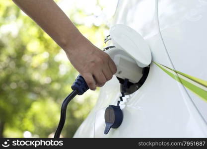 Charging battery of an electric car