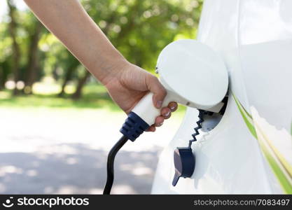 Charging of an electric car