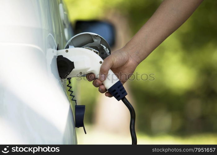 Charging of an electric car