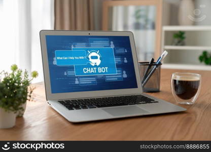 Chatbot software application for modish online business that automatically reply to customer questions. Chatbot software application for modish online business