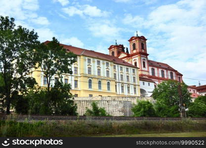 Chateau and temple in Litomerice Czech Republic