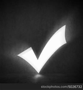Check mark. background image of white check mark. Voting