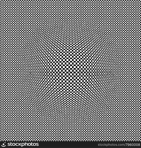 Checkered Background. Abstract Black and White Pattern. Checkered Background.