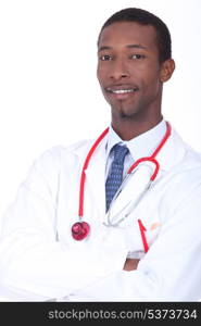 Cheerful doctor