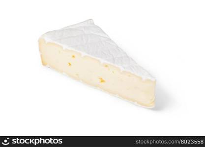 cheese brie. cheese brie on a white background