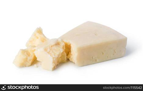 cheese. cheese on a white background